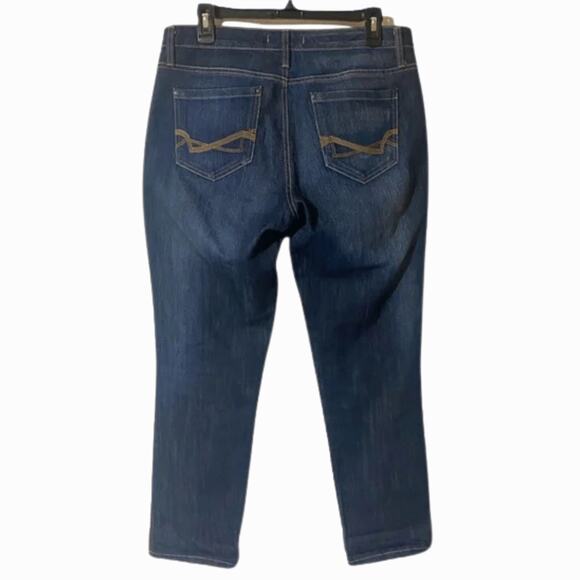 Nine West Vintage America Jeans Women’s Size 8 Bootcut Midrise Blue - Picture 2 of 6